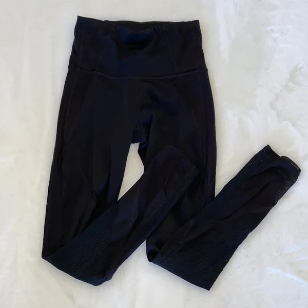 Athleta XXS mesh trim high rise legging tights - Image 10