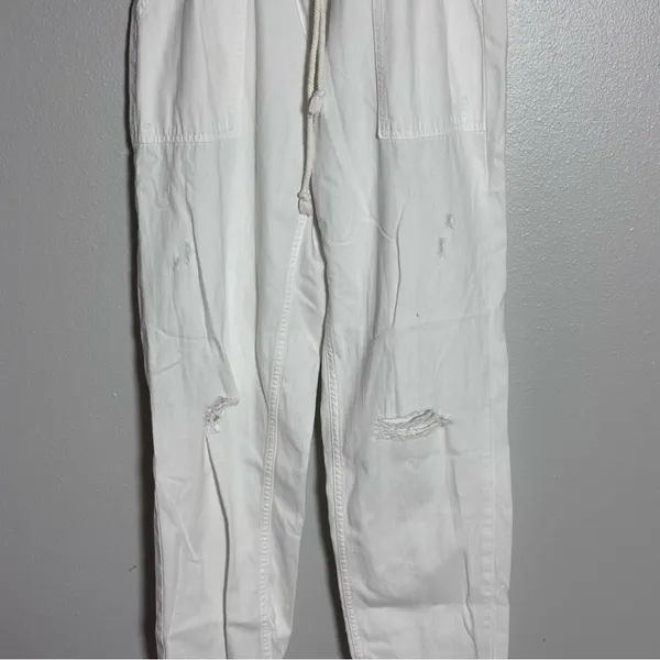 Aerie Women Cargo Ripped Waist Elastic Waist‎ Pants size S - Image 3