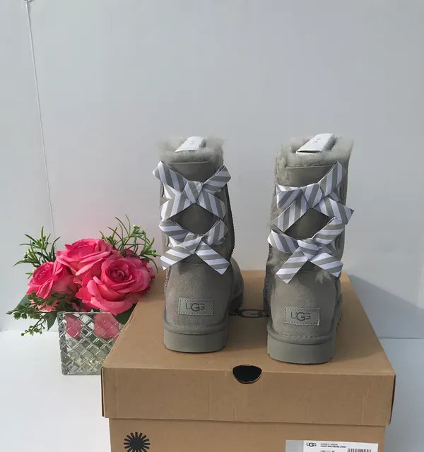 UGG Bailey Bow II Diagonal Stripe - Image 5