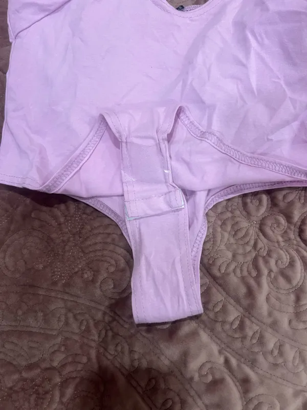 PrettyLittleThing Lavender Halter Bodysuit - Image 3