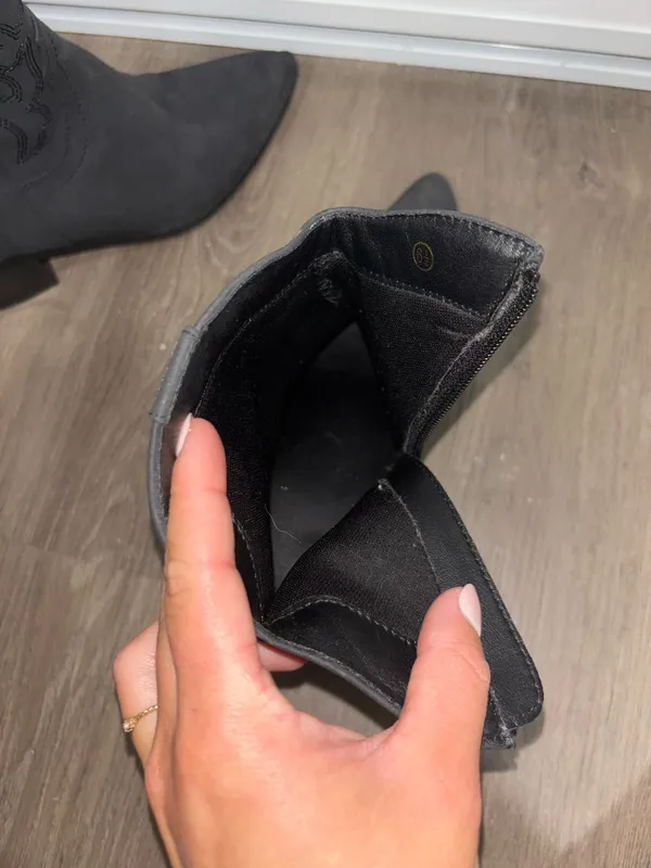 Cowboy boots Black Size 6.5 - Image 4