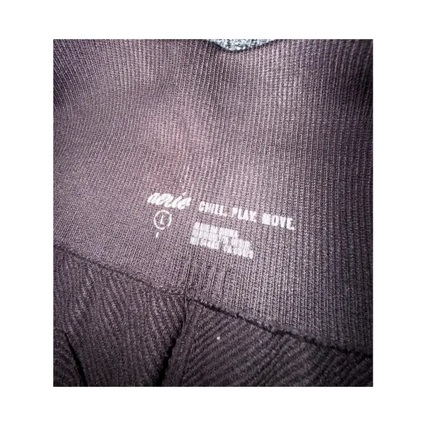 Aerie Chill Play Move Seamless Ribbed cropped Leggings - Image 4