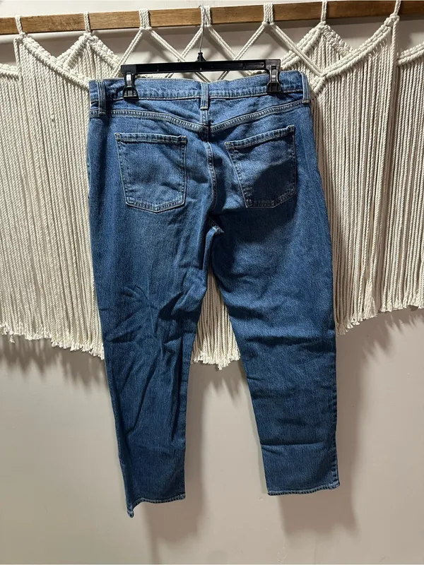 Old Navy Women's Boyfriend Jeans - Medium Blue Wash - Image 5