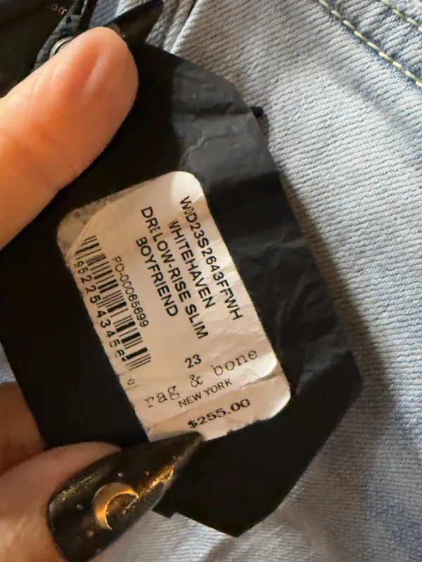 Rag & Bone Low Rise Slim Boyfriend Jeans NWT - Image 4