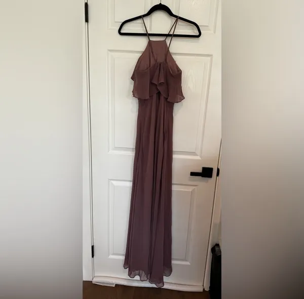 Birdy Grey Jules Mauve Matte Bridesmaids Dress - Image 4