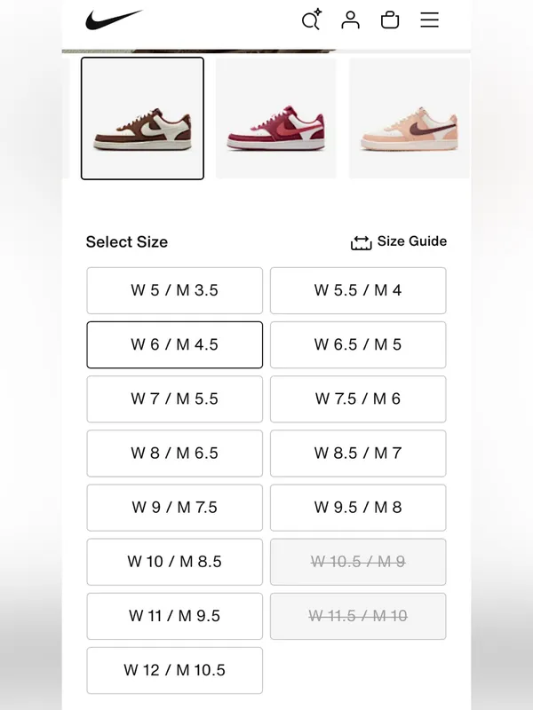 🆕 Nike Court Vision Low Cacao Wow NEW Size 6 WOMEN - Image 13