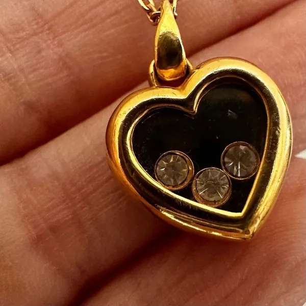Vintage 1994 Avon Jewelesque Heart Pendant necklace - Image 7