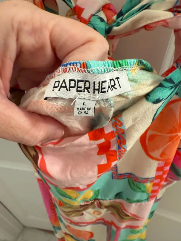 Paper Heart Maxi Dress - Image 4