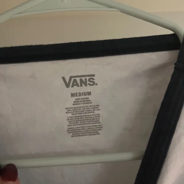 Vans White Tee with Gradient Logo - Image 2