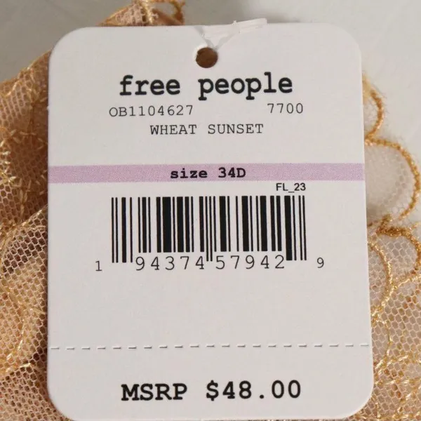 Free People NWT Lucia Bra - Image 6
