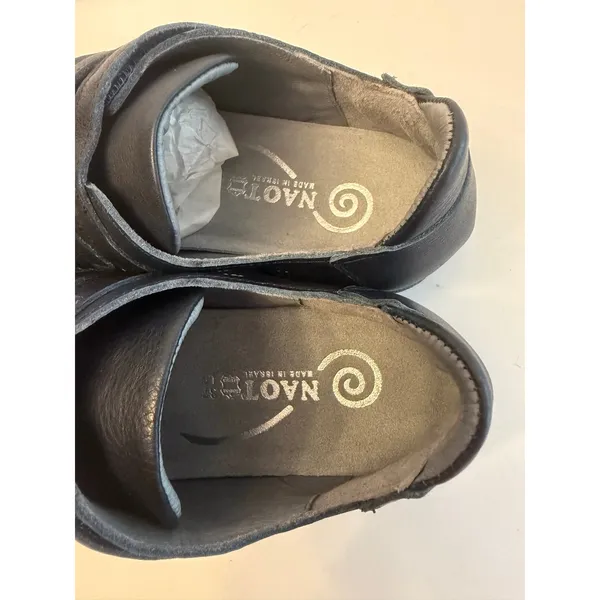 NAOT Mihi Slip On Comfort Shoes Women’s Size 37 (US 6 6.5) Soft Ink Leather NIB - Image 4