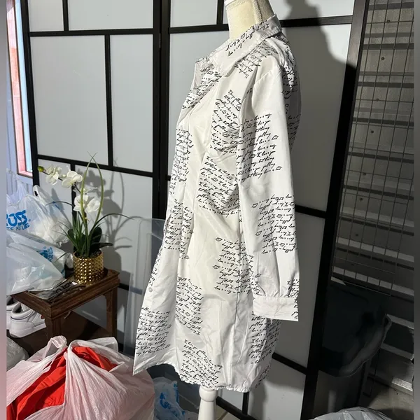 Spoon shirt long jacket top White Size M - Image 3
