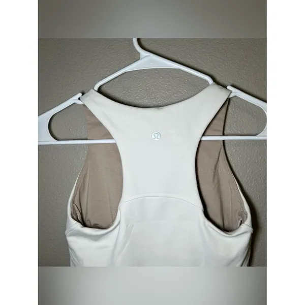Lululemon Invigorate Training White Cropped Athletic Tank Top Women’s Size 2 - Image 8