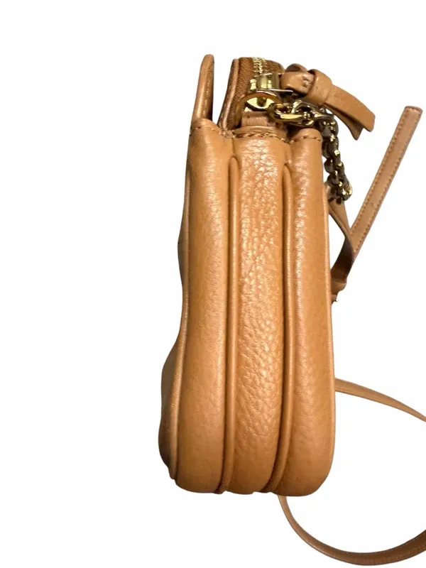 Tory Burch Ivy Crossbody Bag Brown Pebbled Leather - Image 4