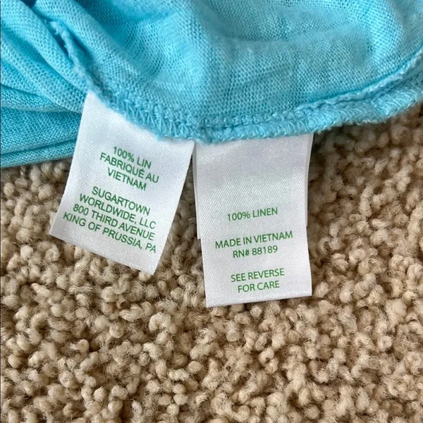 Lilly Pulitzer Linen Blend top. - Image 5