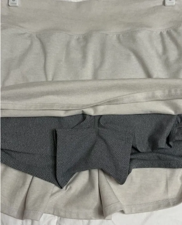 Vuori Halo Performance Skirt Salt Heather L - Image 2