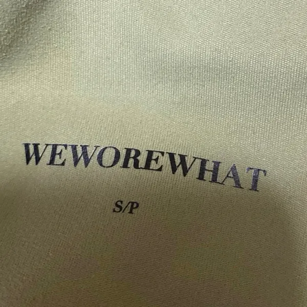WeWoreWhat Green High Waisted Yoga Workout Running Athletic Biker Shorts Size S - Image 4