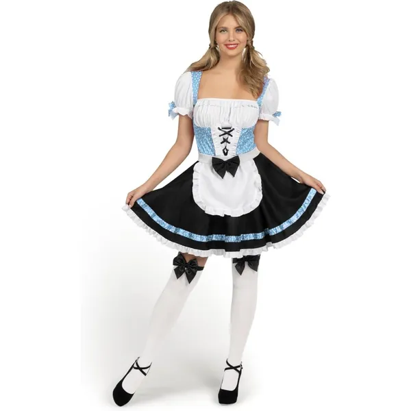 Spooktacular Creations Women Oktoberfest Costume Dirndl Dress German Girl SMALL - Image 3