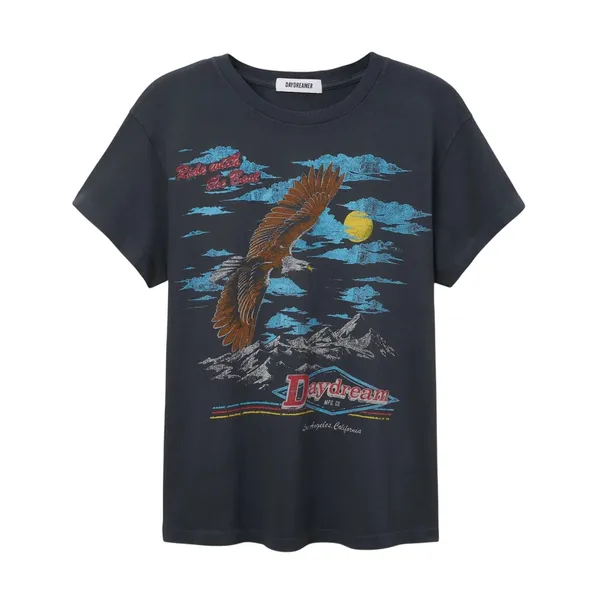 DAYDREAMER MFG Co Tour Tee in Vintage Black Size Small New with Tag - Image 8