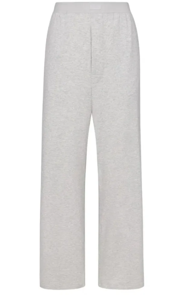 Skims Boyfriend Loose Pants Light Heather Grey - Image 5