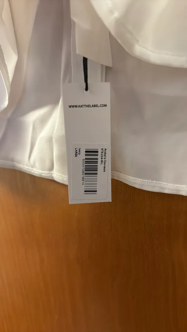 Kat the Label Arabella Camisole Ivory - Image 3