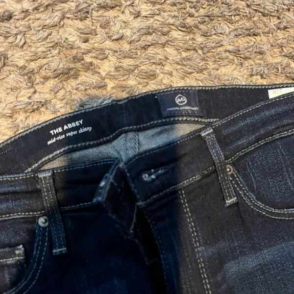AG Adriano Goldschmied the abbey mid rise skinny jeans size‎ 27 - Image 5