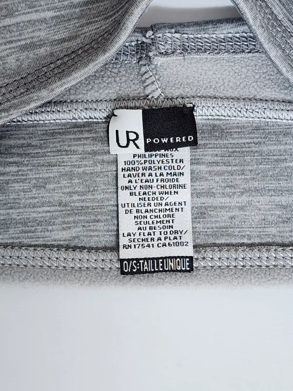 URX Heather Gray Fleece Headband One Size - Image 4