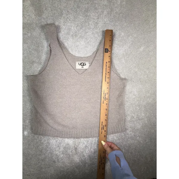 UGG Soft Sherpa Tank Top Dulcie Lounge Comfort L Tan - Image 5
