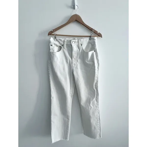 Madewell jeans size 28p 28 petite Perfect Vintage Jean in Tile White - Image 3