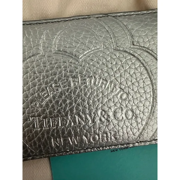Tiffany & Co. Return to Tiffany RTT Silver Leather Card Case‎ Wallet New - Image 3
