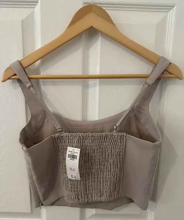A&F Stretch Cotton Squareneck Top - Image 2