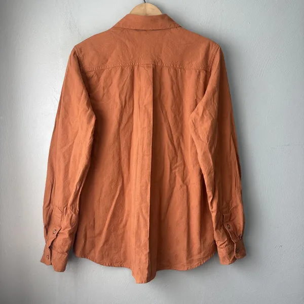 Ariat Billie Jean Relaxed Button Up Western Shirt Size Medium Ginger Cowgirl - Image 5