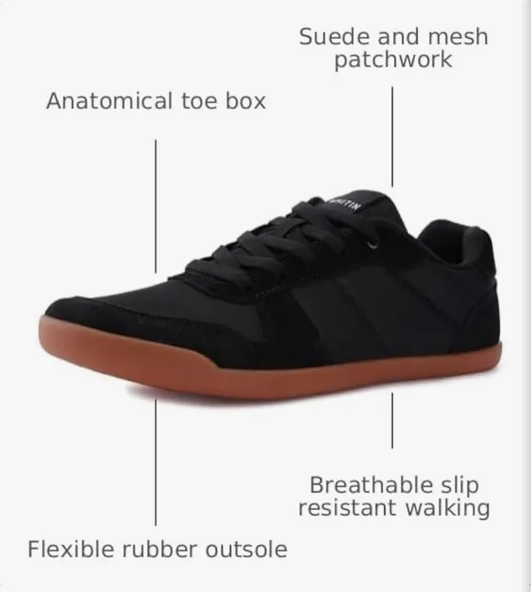 WHITIN Women's Black Sneakers Size 9 - Image 3