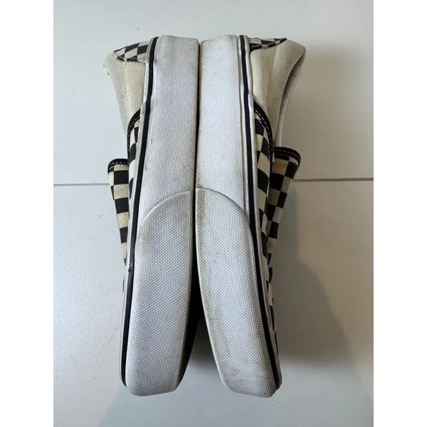 Vans Checkerboard Slip On Shoes‎ Women 8 Canvas Skate Sneakers Minimalist - Image 6