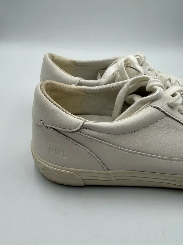 Madewell MWL Classic White Lace-Up Sidewalk Sneakers - Image 5
