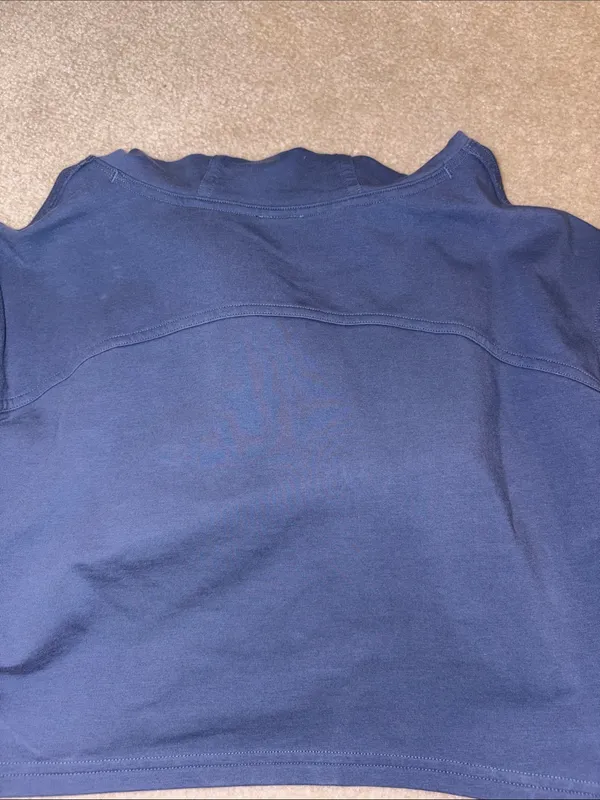Lululemon All Yours Cropped Hoodie Ink Blue - Image 5
