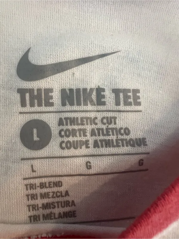 Nike Georgia Bulldogs UGA 3/4 Sleeve Raglan T Shirt Red White Women’s Large - Image 3