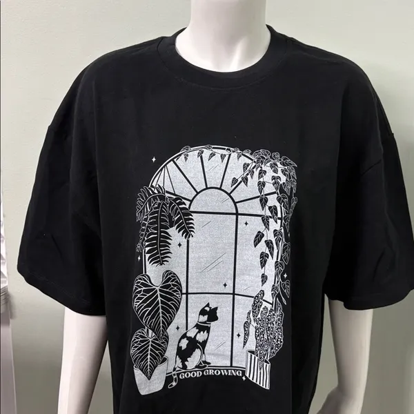 Plant tee size large NEW Black - Image 4