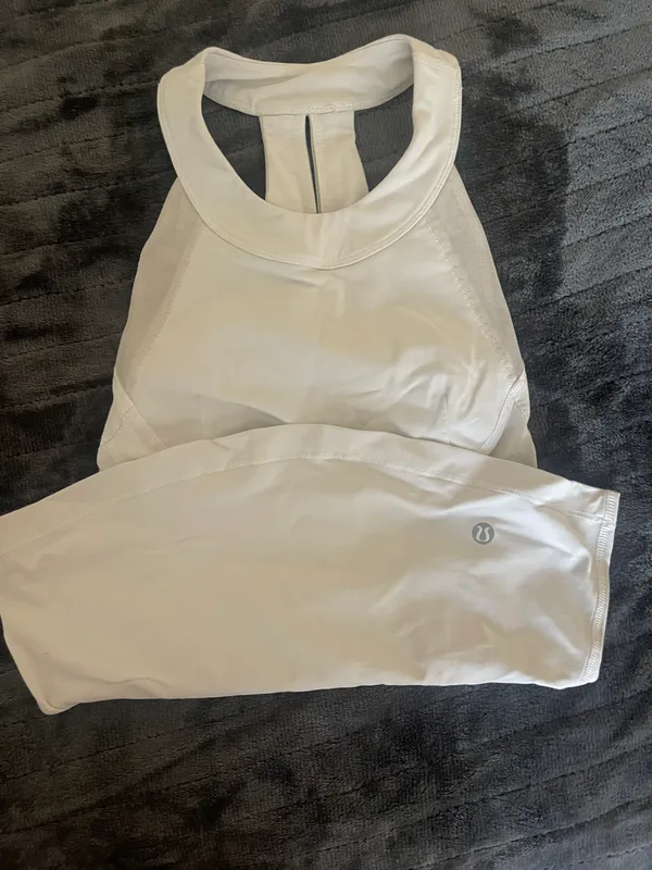 Lululemon White  Tank - Image 3