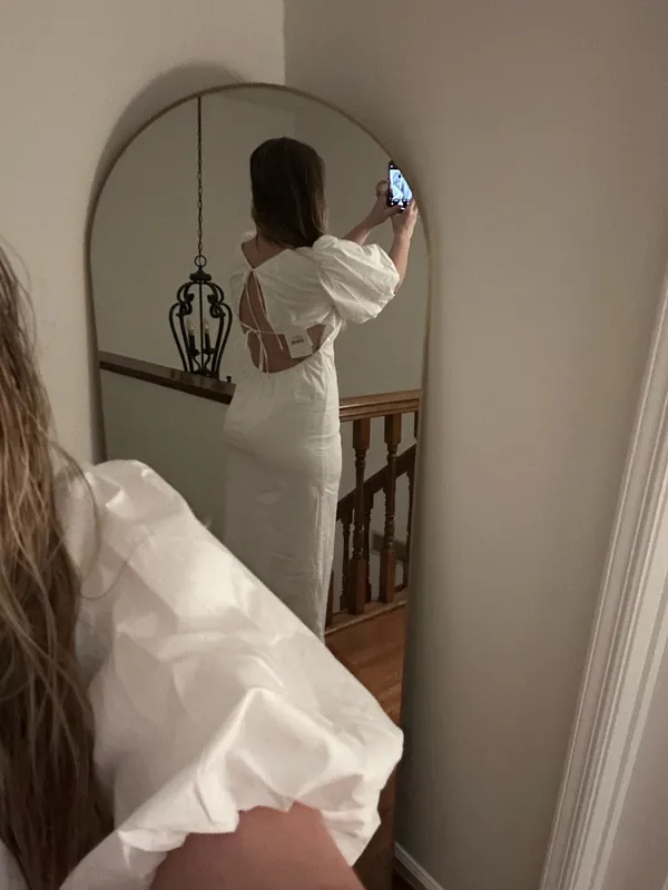 White Maxi Dress Peppermayo - Image 2