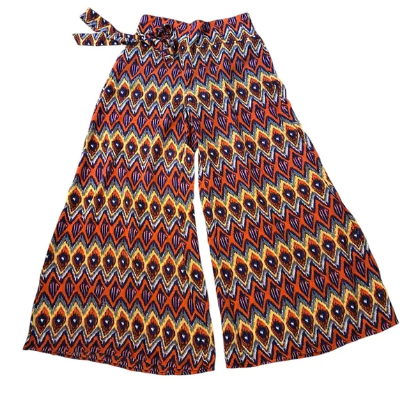Truth NYC Women’s SZ LG Palazzo Pants NWT Sheer W/ Shorts Lining Boho Chic Flowy - Image 3