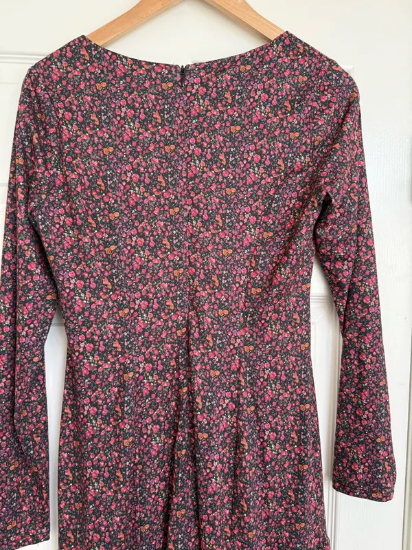 Anthropologie HUTCH Chase Tiered Long Sleeve Floral Midi Cottage‎ Dress S NWT - Image 7