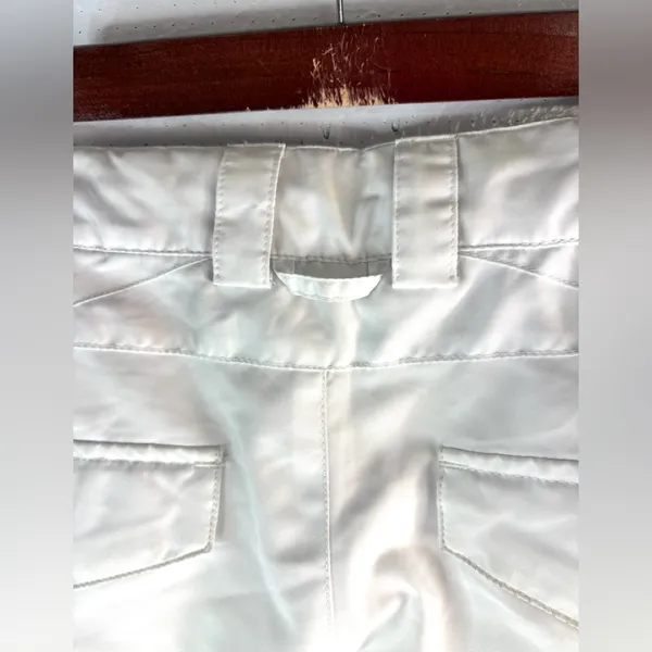 b360 S Athletic Women's White Ski Snow Pants - Image 6
