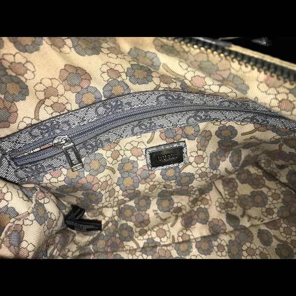 Guess Monogram handbag. One size, canvas - Image 6