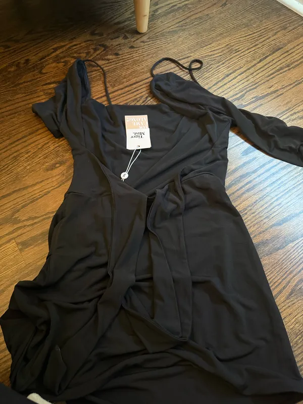 Tiger Mist Joslin Mini Dress Long Sleeve Slit - Image 7