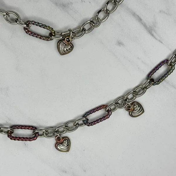 Heart Charm Silver Gold Chain Belt 2X/3X (2X/3X) ✨ - Image 6