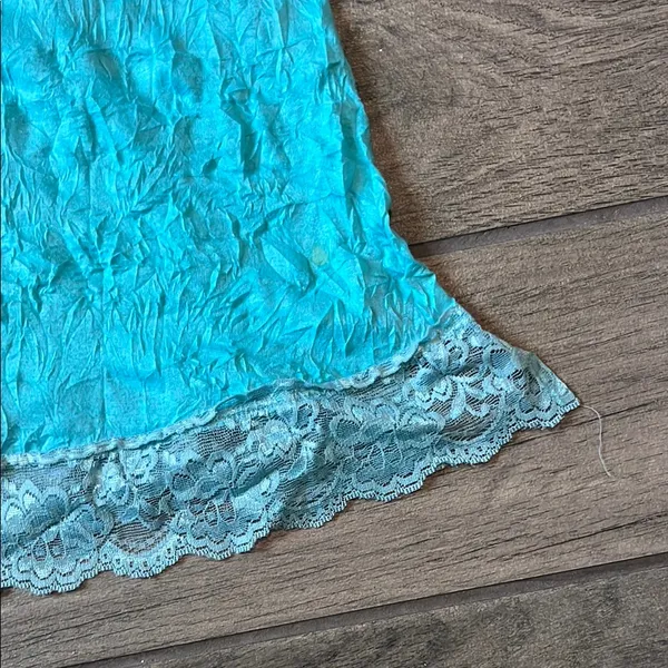 Xhilaration Blue Fitted Lace Camisole - Image 5