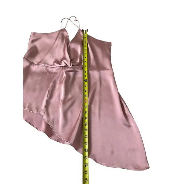 Express Champagne Adjustable Strap Satin Top Size L | 43-11 - Image 5