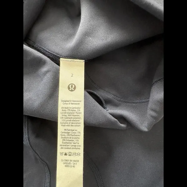 Lululemon Wunder Train High Rise 28” True Navy Size 2 NWT - Image 6