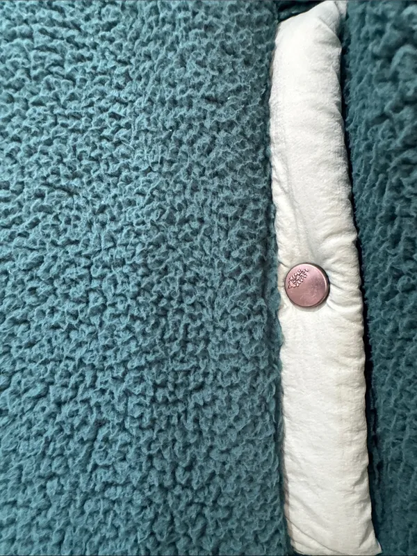 FP Movement by Free People Teal Sherpa Jacket with Mint Trim - Image 5